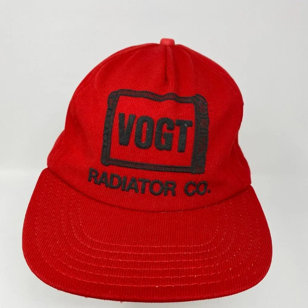 VTG 80s VOGT Radiator Co Trucker Snapback‎ Hat